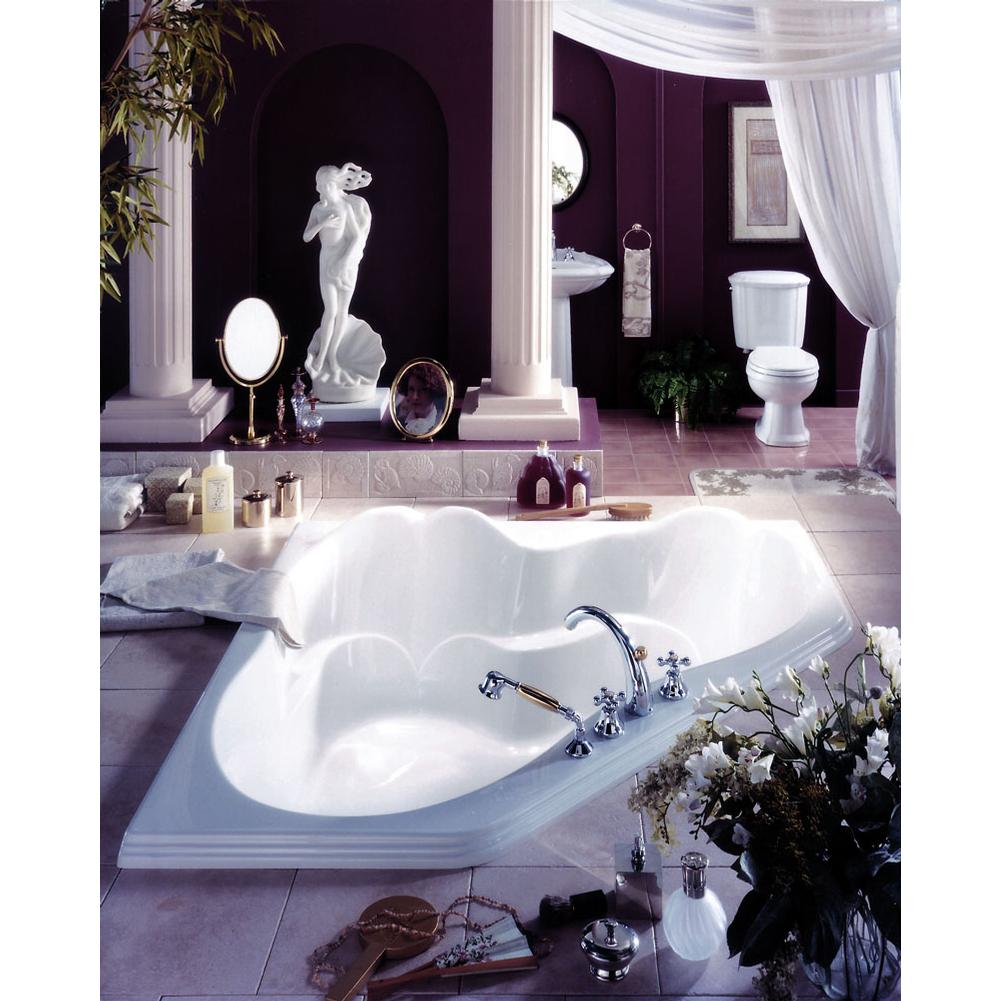 Neptune ARIANE bathtub 60x60, Whirlpool/Activ-Air, Black