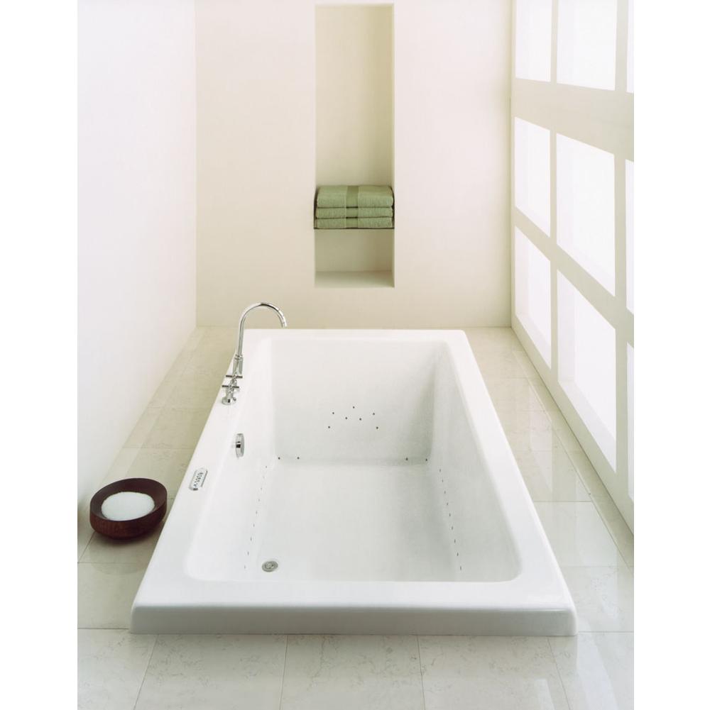 Neptune ZEN bathtub 42x72 with 4'' lip, Whirlpool/Mass-Air, Biscuit