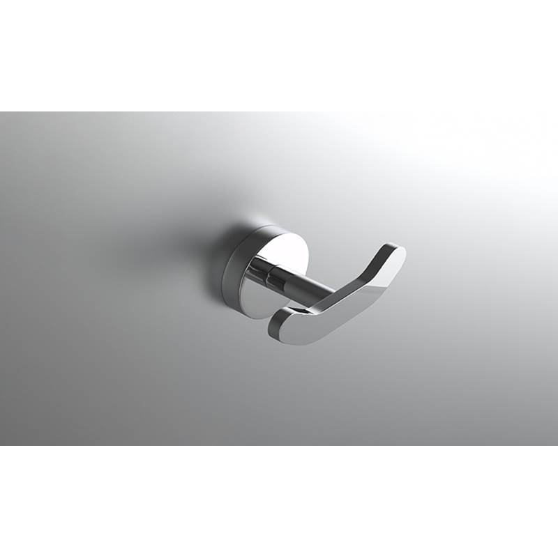 Neelnox Collection Cello Robe Hook Double Finish: Brushed