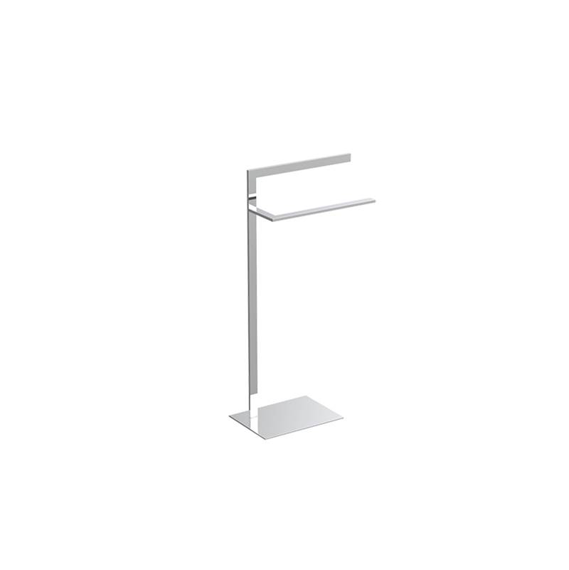 Neelnox Collection FREE STANDING TOWEL BAR Finish: Brushed Brass