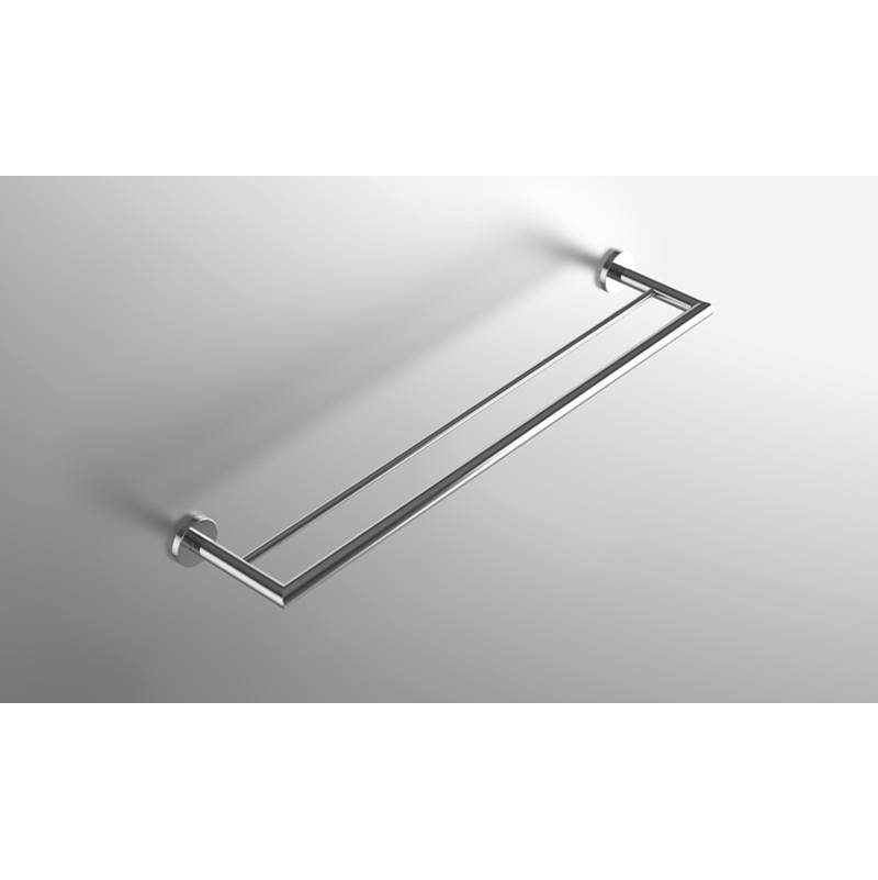 Neelnox Collection Form Towel Bar Double Finish: Brushed Brass