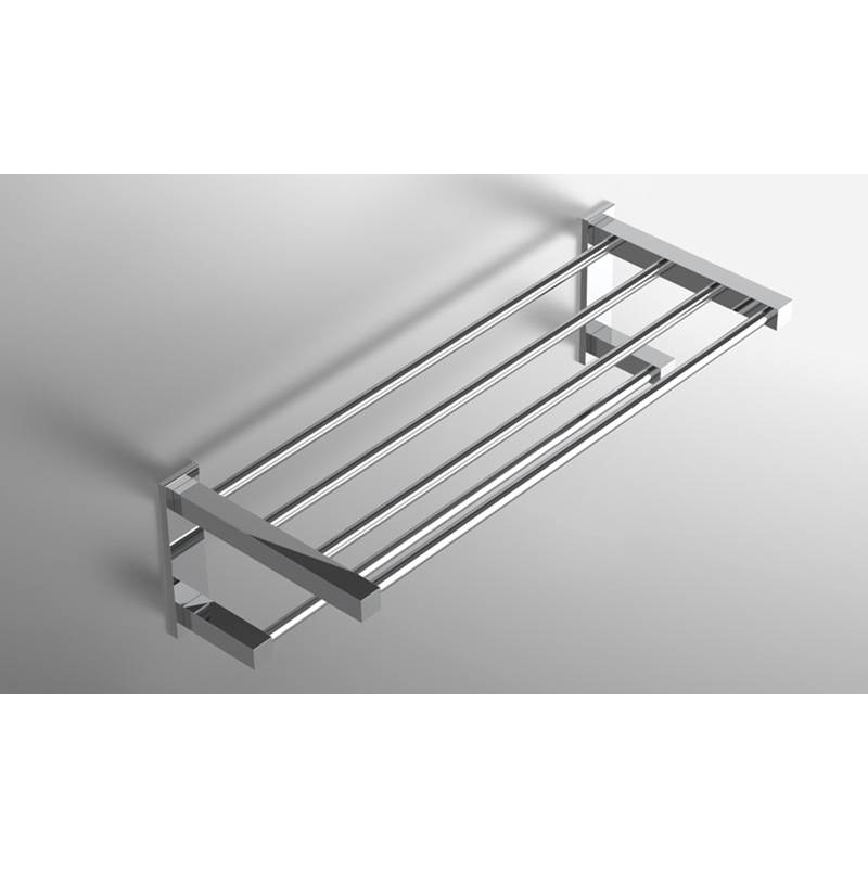 Neelnox Collection Glacier Towel Rack with Bar Finish: Brushed
