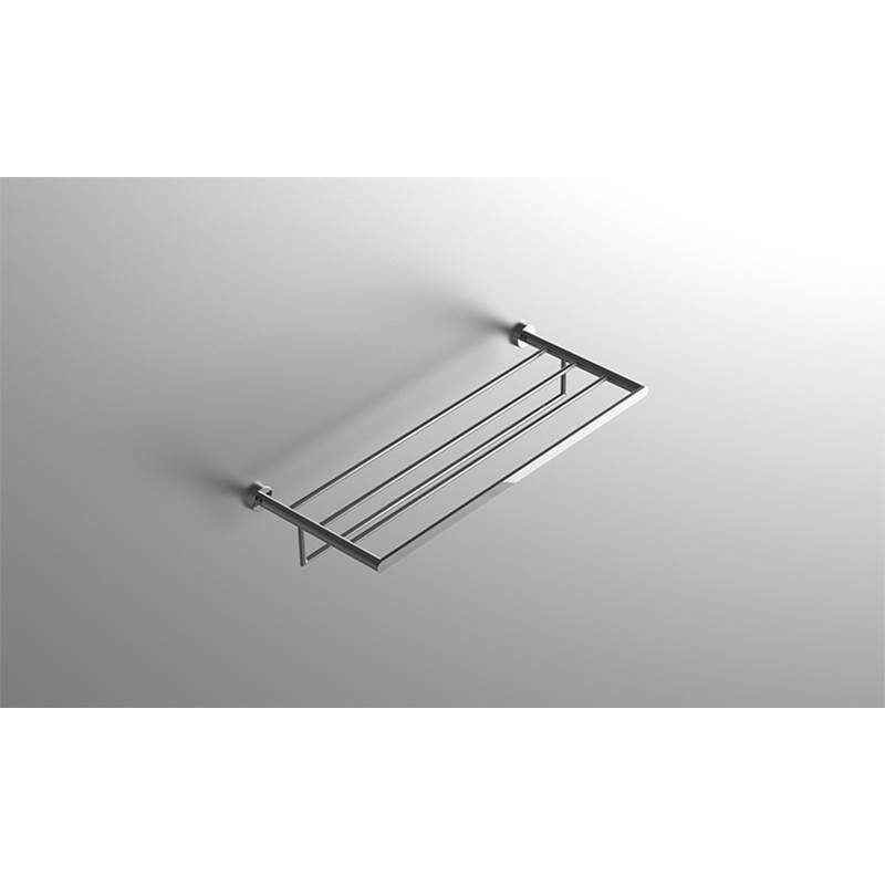 Neelnox Collection Cello Towel Rack with Bar Finish: Polished Brass