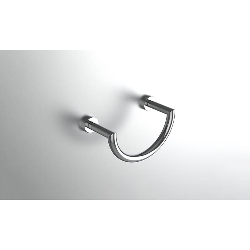 Neelnox Collection Form Moderne Towel Ring Finish: Brushed Copper