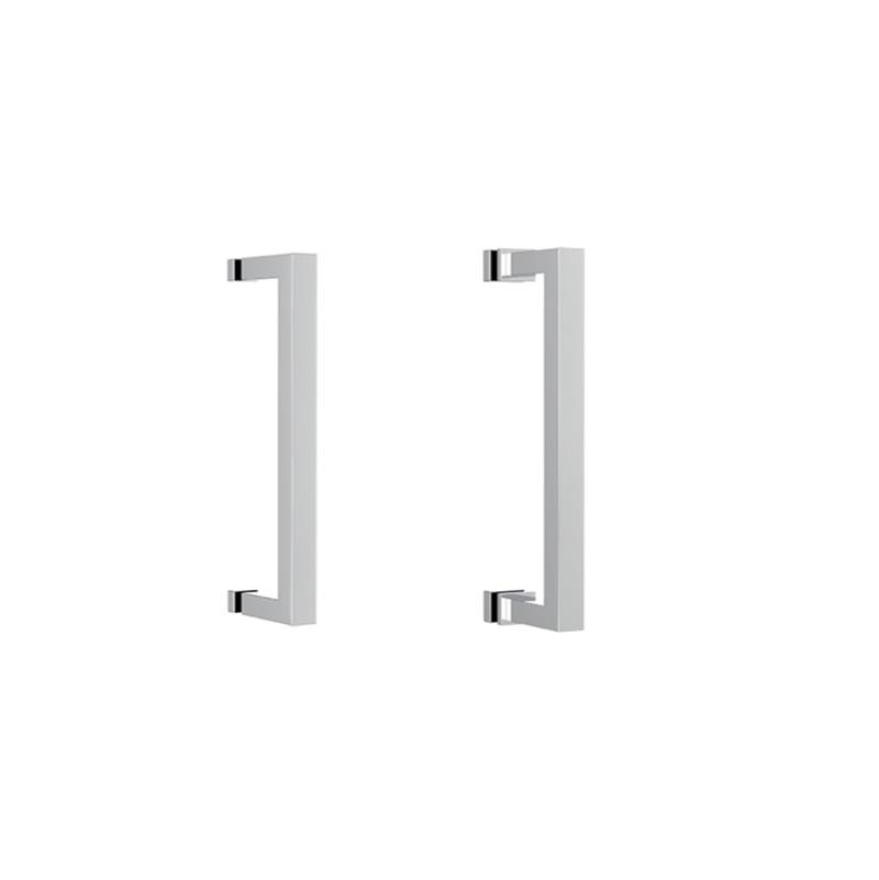 Neelnox Collection UNIVERSAL B 18'' Single Door Handle   No Rosette Finish: Polished Nickel