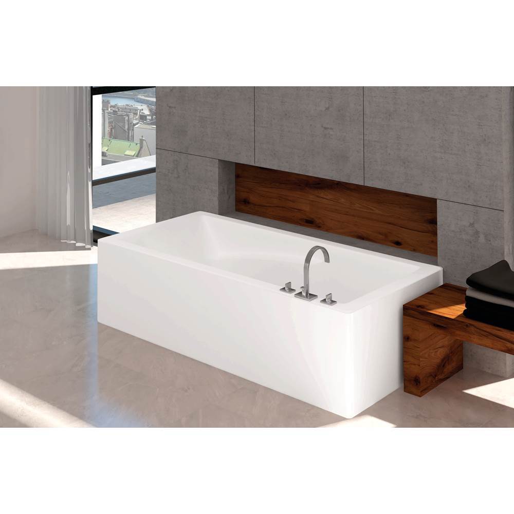 Oceania Baths Suite 2 Sides 66 x 31, Soaking Bathtub, Glossy White