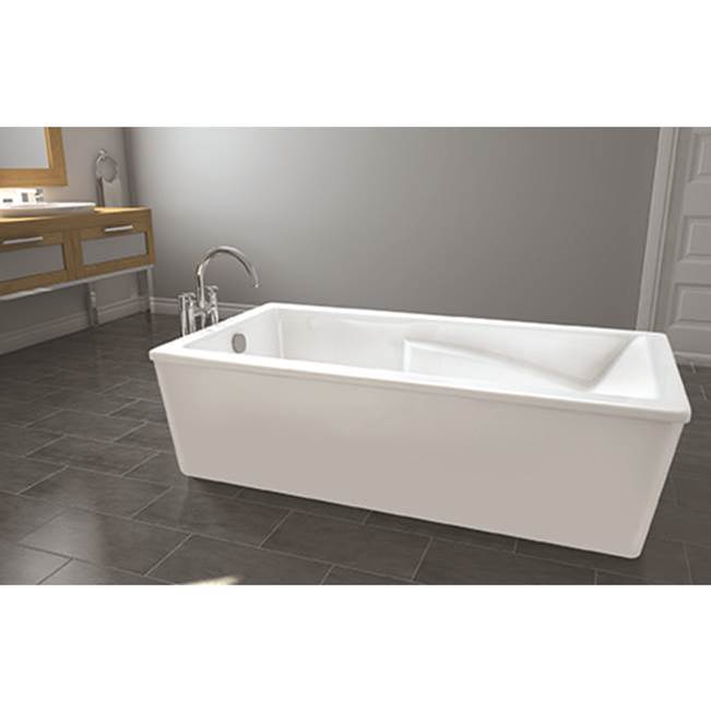 Oceania Baths Suite Alcove 60 x 31, ComfortAir Bathtub, Glossy White