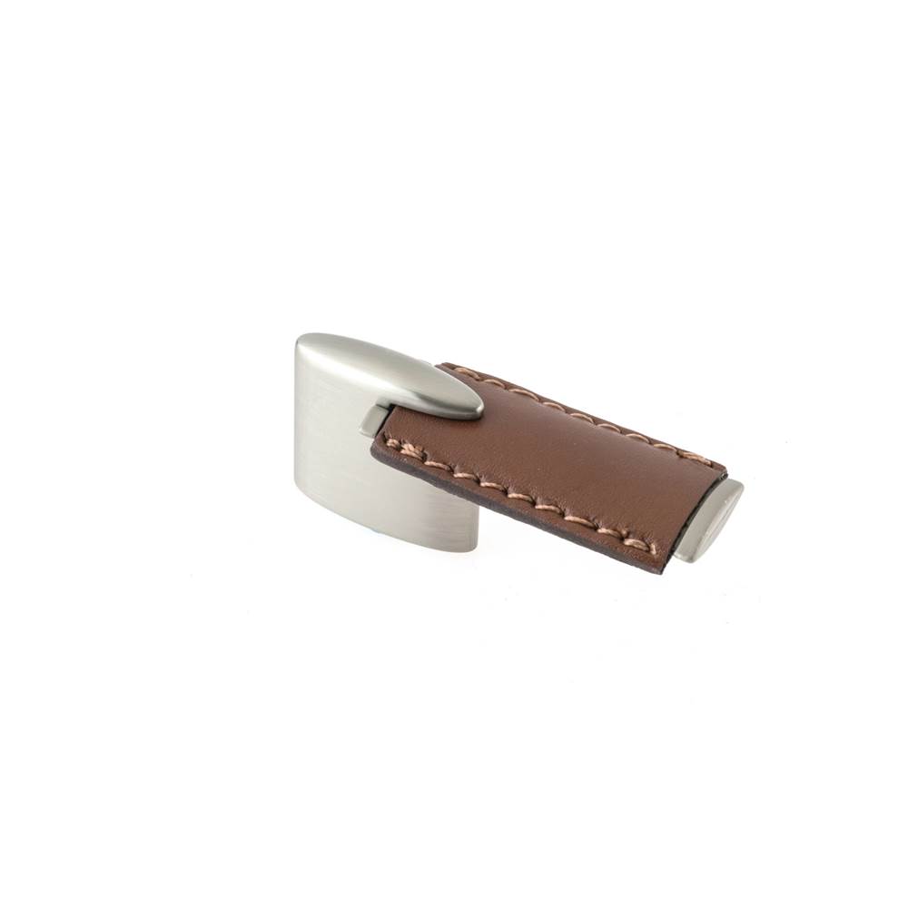Richelieu America Contemporary Leather and Metal Pull - 7451