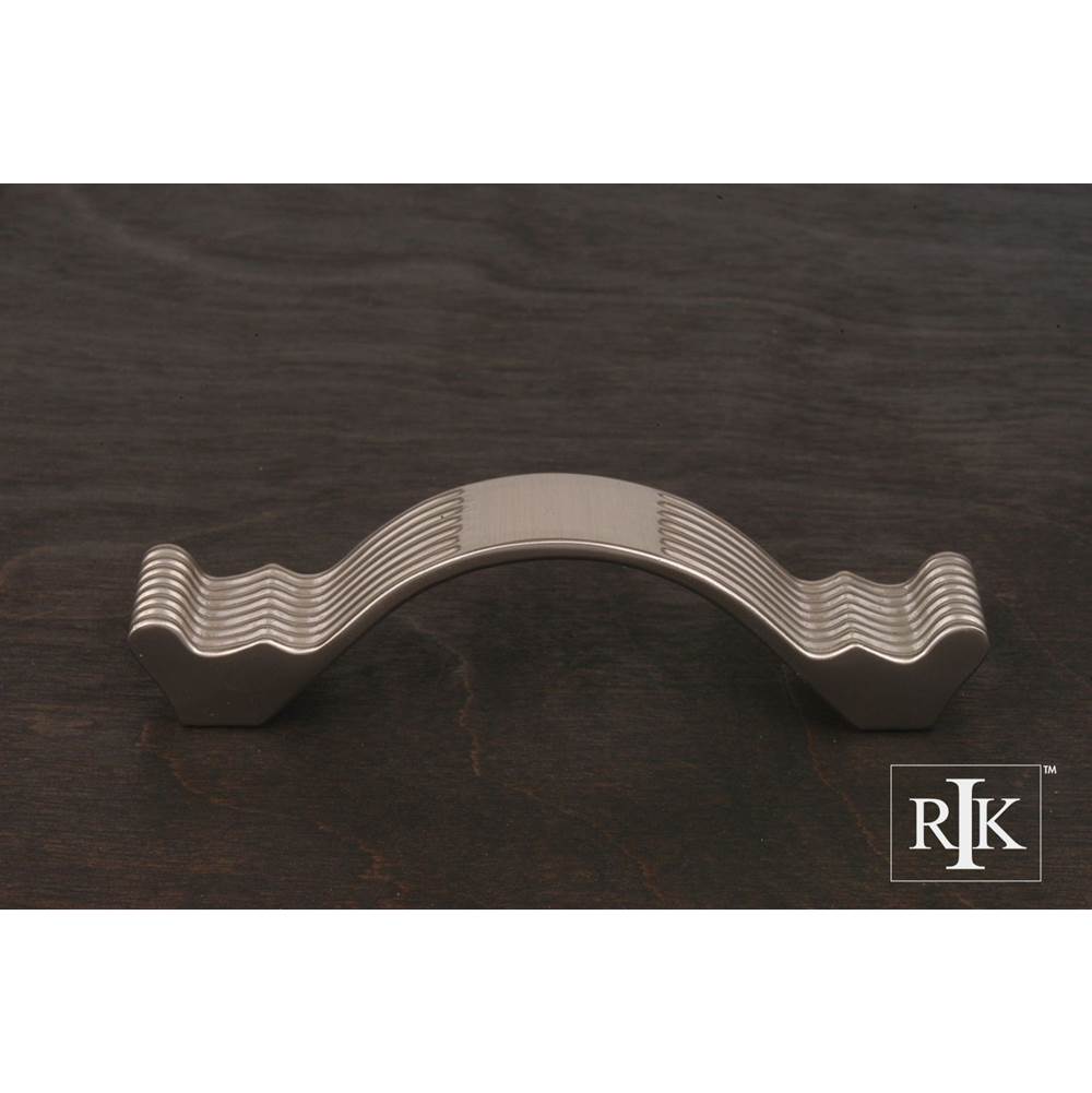 RK International 3 1/2'' c/c Wavy Contoured Pull with Lines