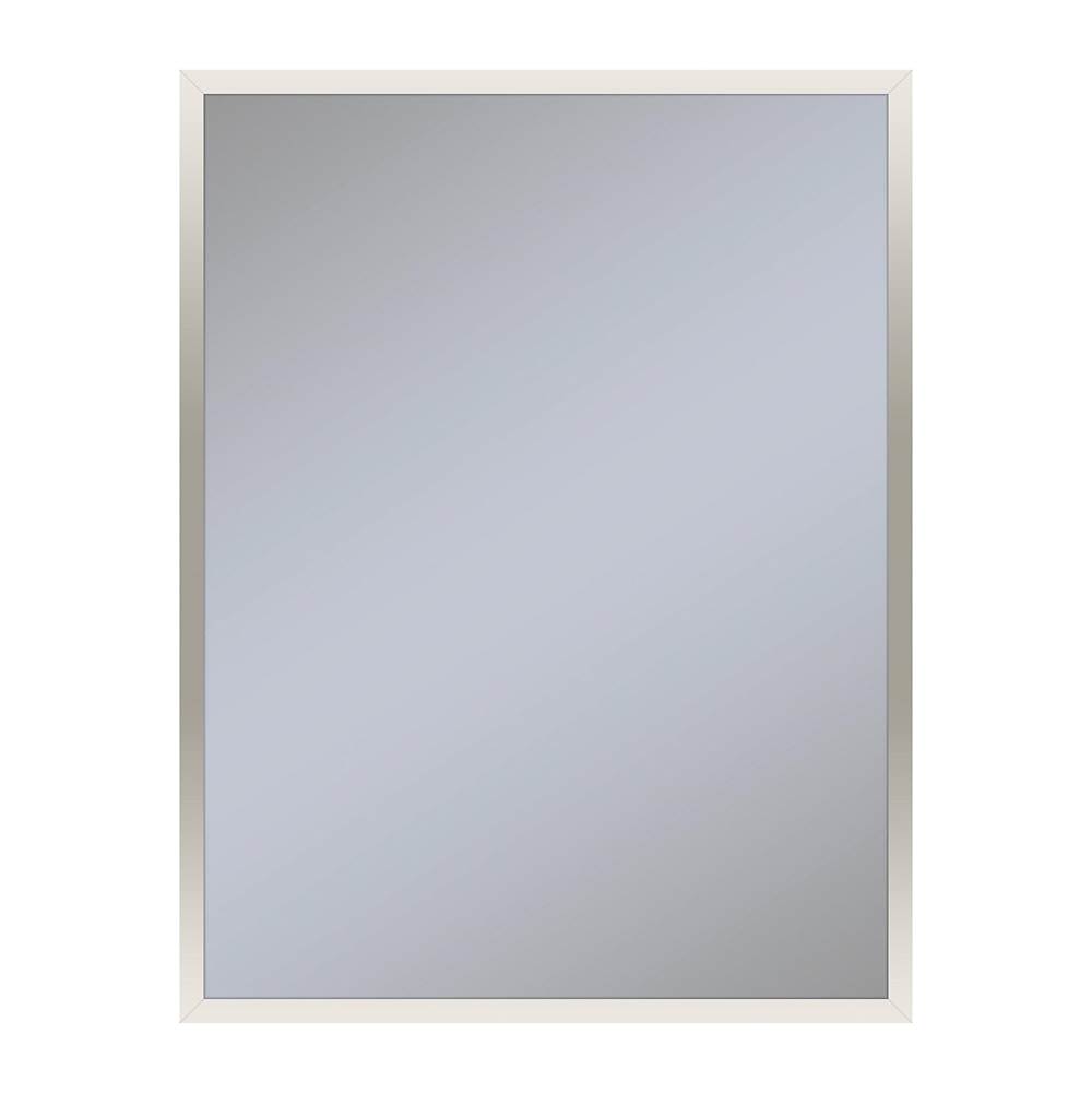 Robern Profiles Framed Mirror, 24'' x 30'' x 3/4'', Polished Nickel