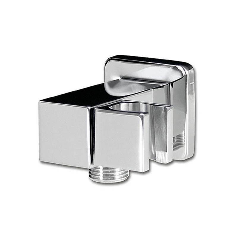 Rubi Square Hook/Water Connector Chrome