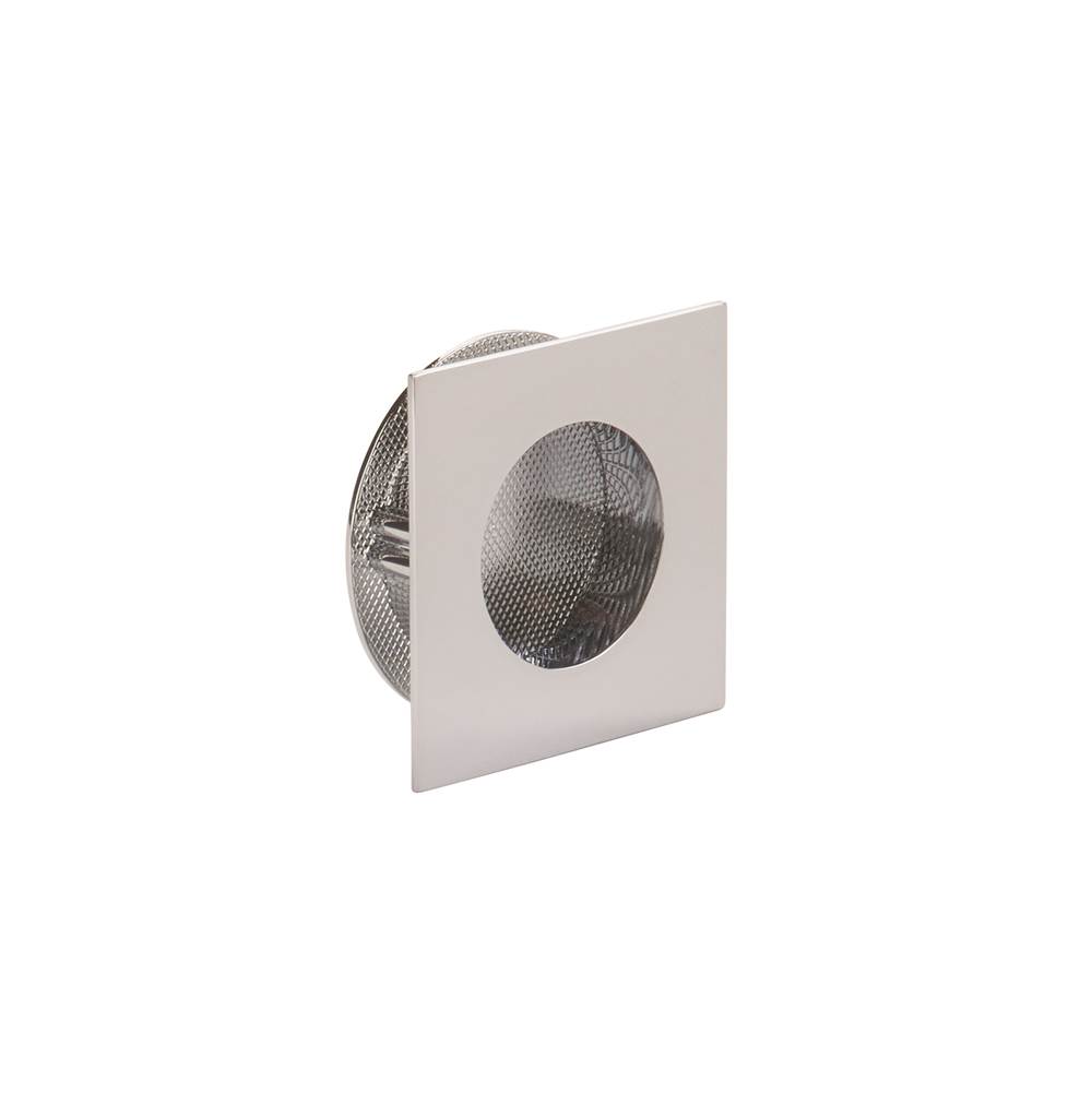 Schaub And Company Urbano, Square Recessed Pull, Polished Chrome, 3'' Overall