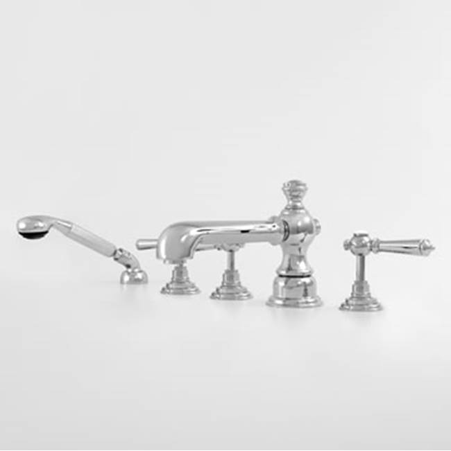 Sigma Roman Tub Set TRIM with Deckmount Handshower ASCOT POLISHED NICKEL UNCOATED .49