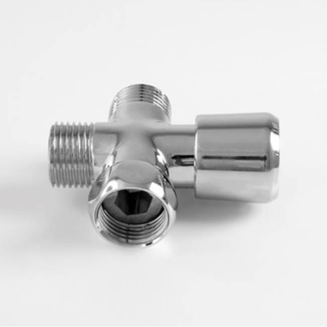 Sigma Push Pull Diverter For Exposed Shower Neck 1/2'' Npt. Swivels And Diverts Water Handshower Wands Slate Pvd .46