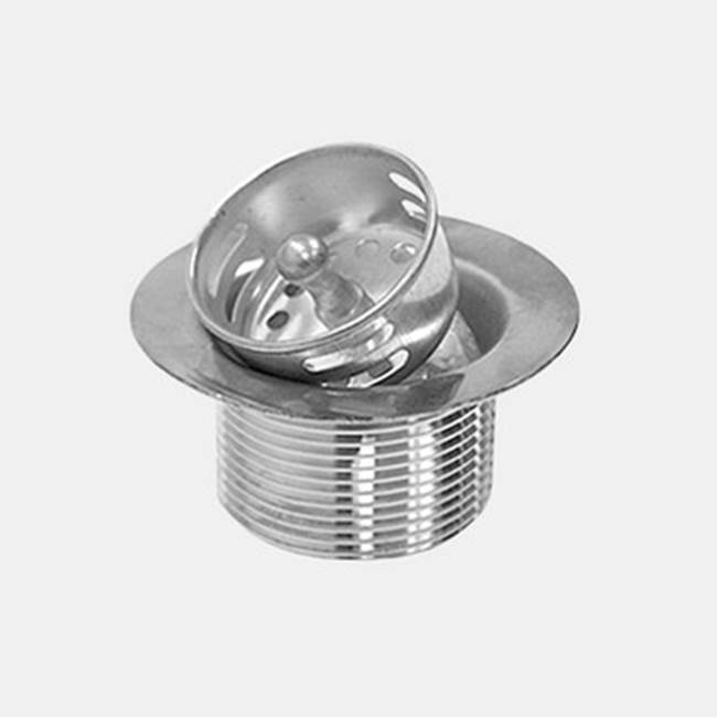 Sigma Midget duo strainer basket, 1-1/2'' NPT, fits 2'' sink openings. Complete with nuts and washers BLACK NICKEL PVD .53