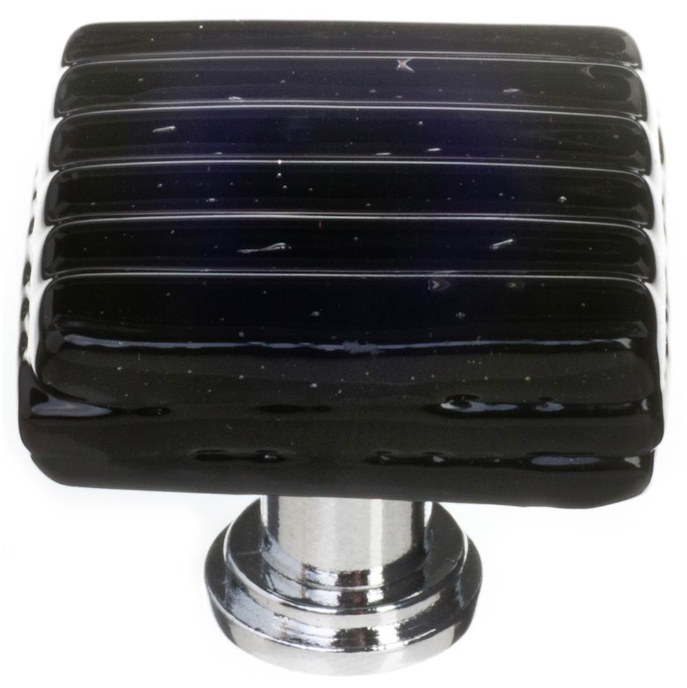 Sietto Reed Black Knob With Oil Rubbed Bronze Base