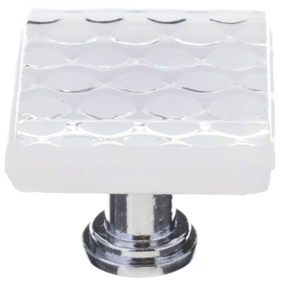 Sietto Honeycomb White Knob With Oil Rubbed Bronze Base