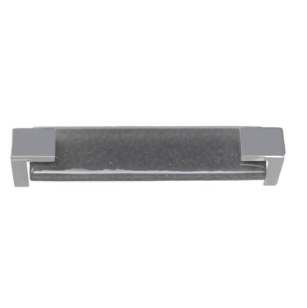 Sietto Affinity Slate Grey Pull With Polished Nickel Base
