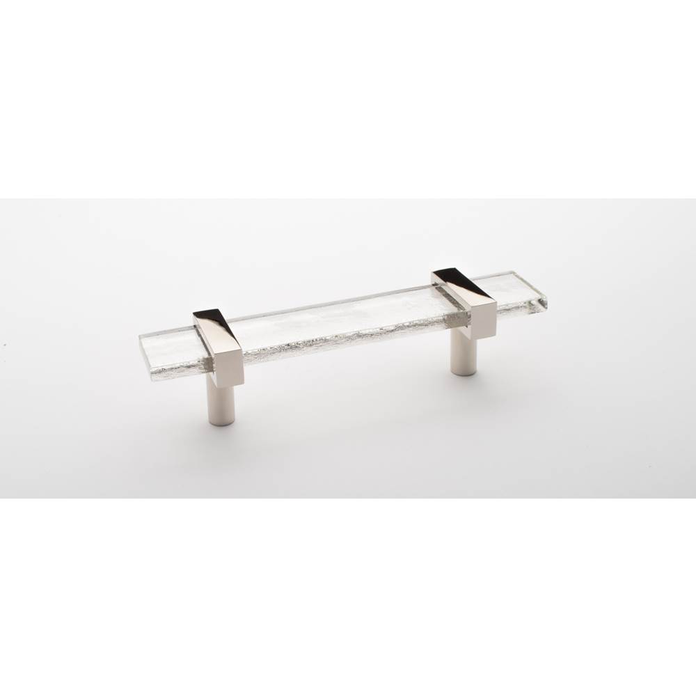 Sietto 5.5'' Adjustable Clear Pull With Polished Nickel Base