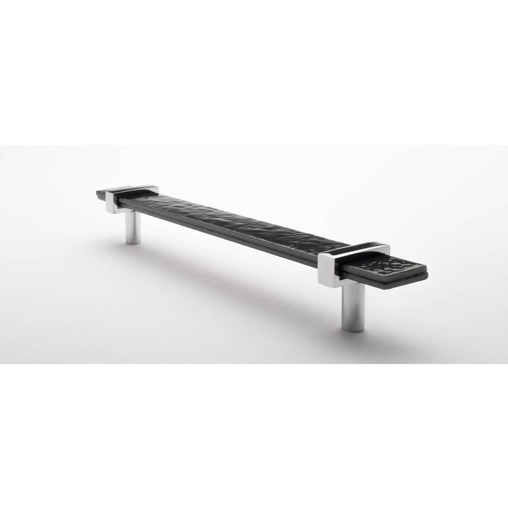 Sietto 9'' Adjustable Slate Gray Pull With Polished Chrome Base