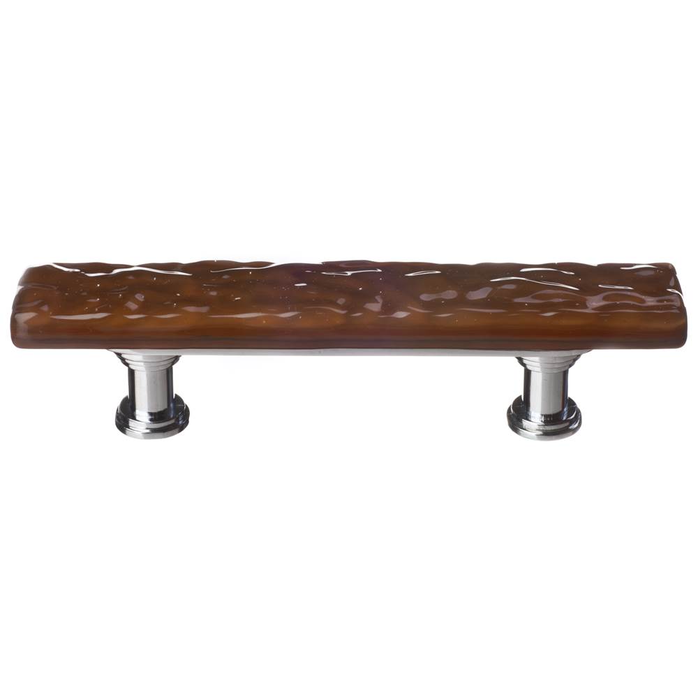 Sietto Skinny Glacier Woodland Brown Pull With Oil Rubbed Bronze Base