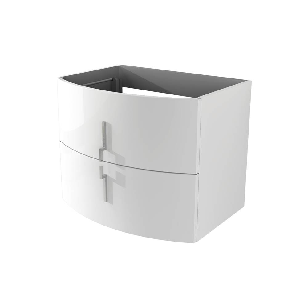 Sapphire Bath 27.2'' Sting Collection Base Cabinet White Glossy W/ (2 Drawer)