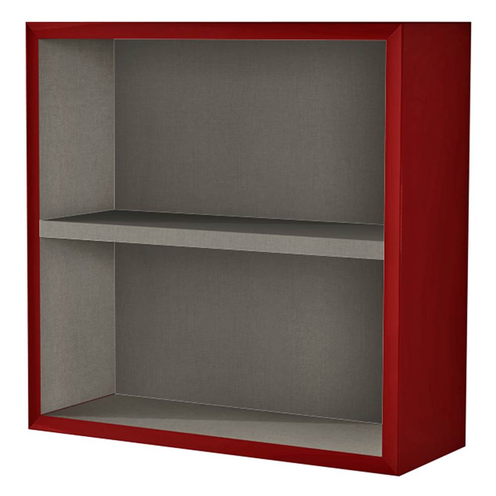 Sapphire Bath 15.7''x 15.7'' x 5.9''D General Collection Red Wall Cabinet W/ Shelf