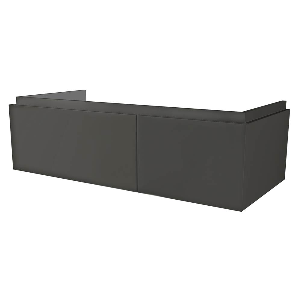 Sapphire Bath 39.4'' Avril Collection Mole Gray Base Cabinet W/ 2 Drawers