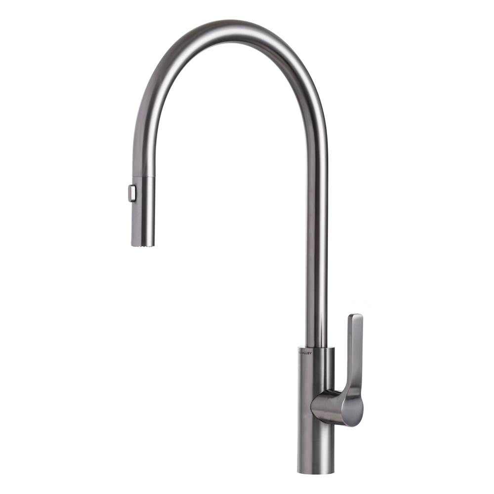 The Galley Ideal Tap Eco-Flow in PVD Gun Metal Gray  Stainless Steel