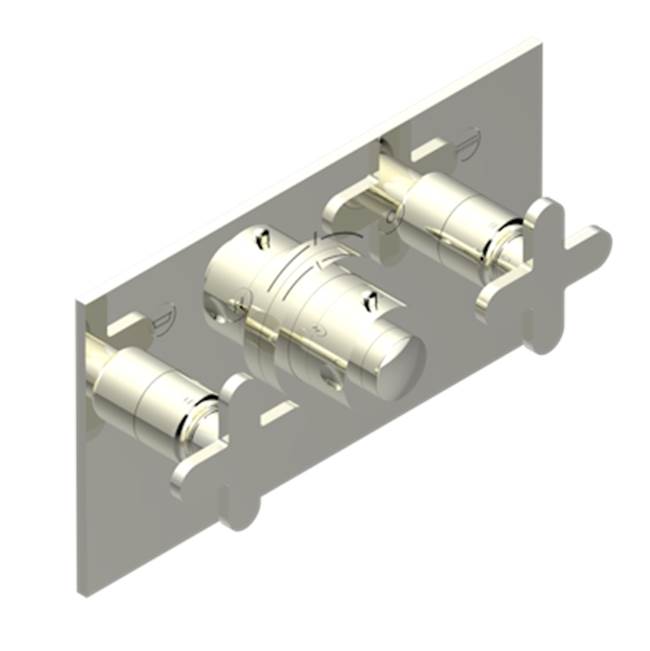 THG Trim For Thg Thermostat With 2 Valves Ref. 5 401ahm/us Rough Part Supplied With Fixing Box, Item To Be Installed Horizontal
