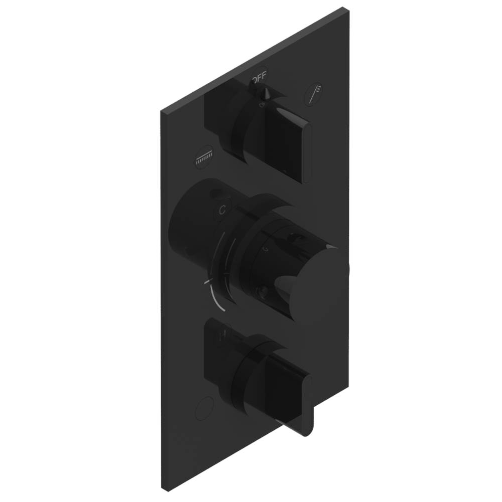 THG Trim for THG thermostat 3 functions , with one off function and 2 outlets - rough part supplied with fixing box ref. .5 540AE/US