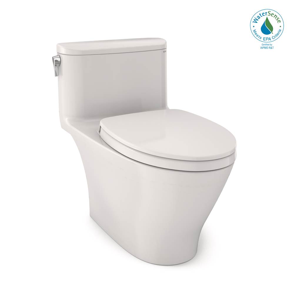 TOTO Toto® Nexus® 1G® One-Piece Elongated 1.0 Gpf Universal Height Toilet With Cefiontect And Ss124 Softclose Seat, Washlet®+ Ready, Colonial White