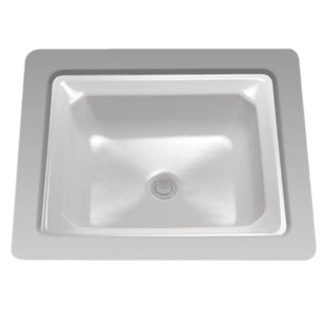 TOTO Toto® Guinevere® Rectangular Undermount Bathroom Sink With Cefiontect, Colonial White