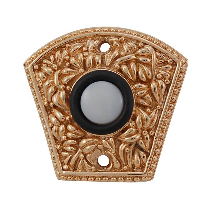 Vicenza Designs San Michele, Doorbell, Fan, Polished Gold