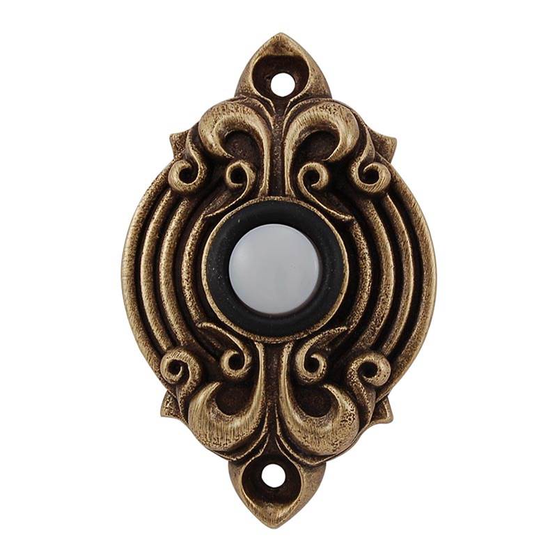 Vicenza Designs Sforza, Doorbell, Antique Brass