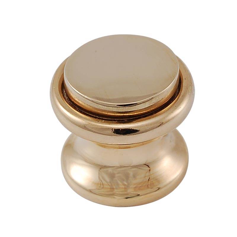 Vicenza Designs Archimedes, Knob, Small, Polished Gold