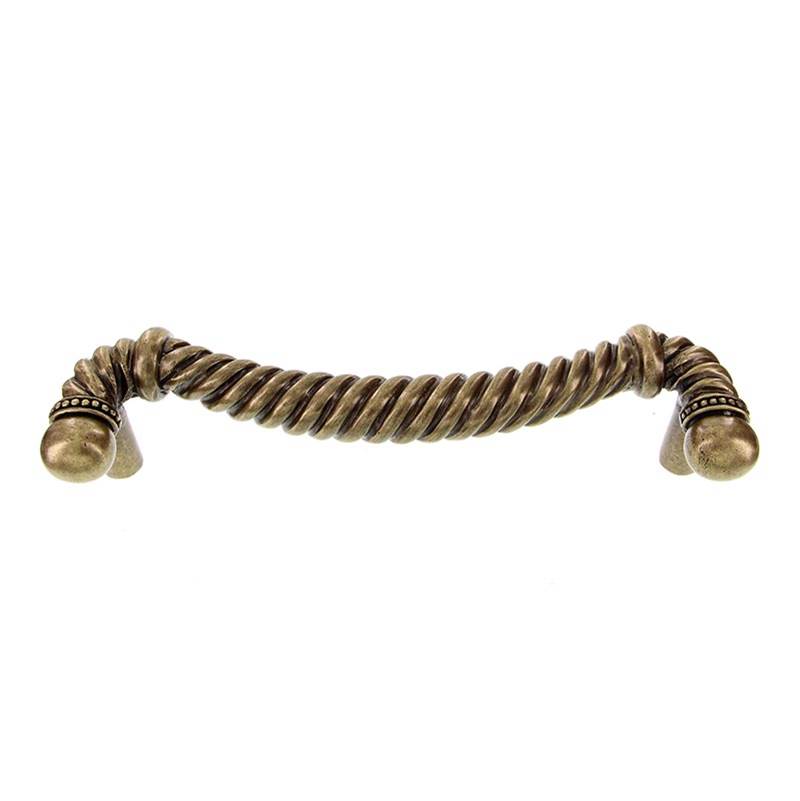Vicenza Designs Equestre, Pull, Appliance, Rope, 9 Inch, Antique Brass
