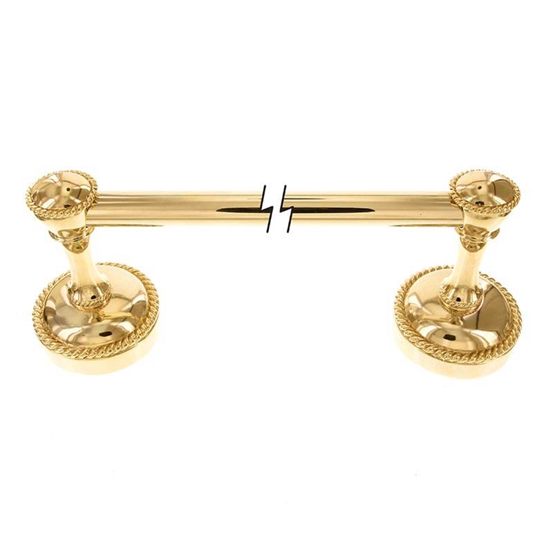 Vicenza Designs Equestre, Towel Bar, 18 Inch, Polished Gold