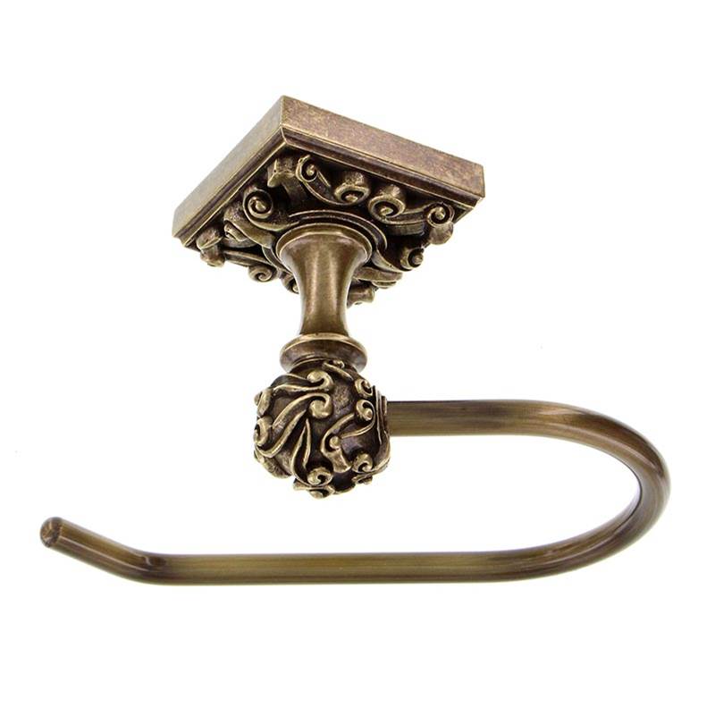 Vicenza Designs Sforza, Toilet Paper Holder, French, Antique Brass