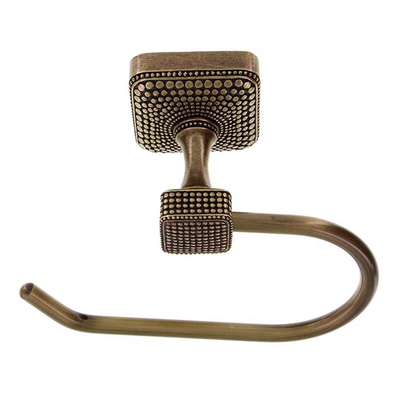Vicenza Designs Tiziano, Toilet Paper Holder, French, Antique Brass