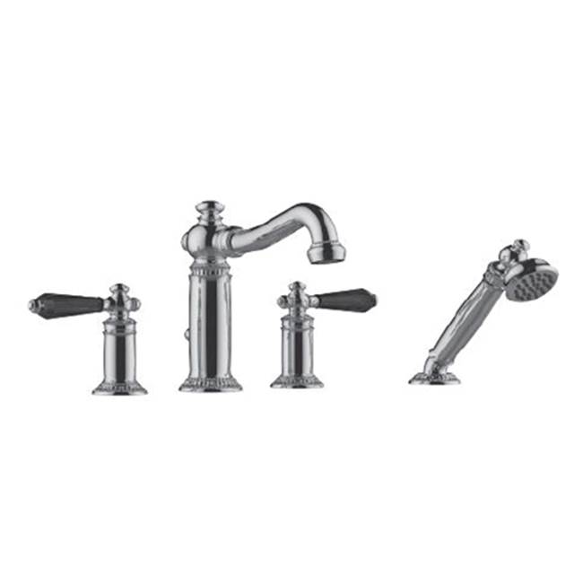 Vissoni Roman Tub Filler w/Single Function Hand Shower - Uses P0360 valve