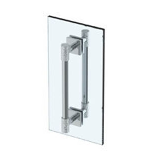 Watermark Sense 24” double shower door pull/ glass mount towel bar