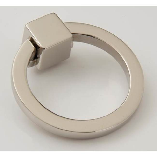 Water Street Brass Hudson 2-1/2'' Round Ring Pull - Satin Chrome
