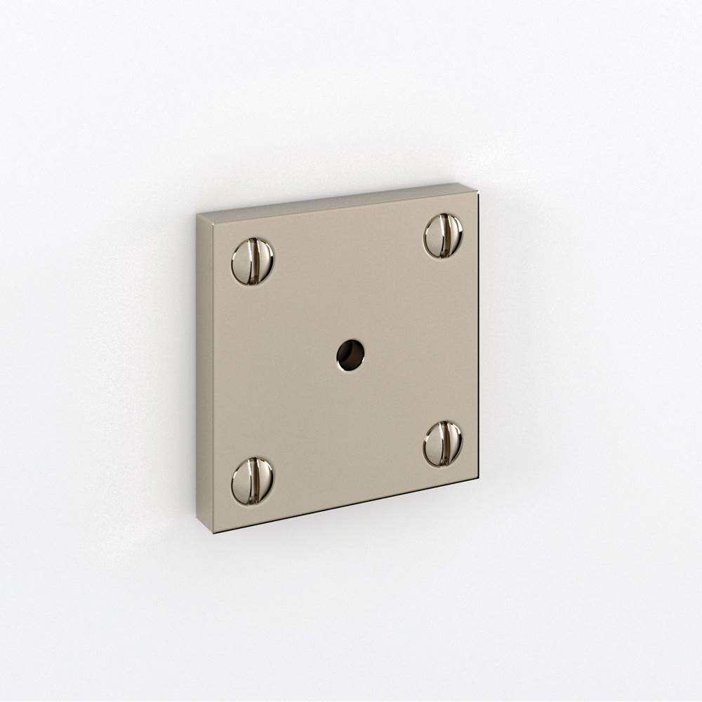 Water Street Brass Manor 1-3/4'' X 1-3/4'' Square Backplate Surface Mount -Relieved Bronze