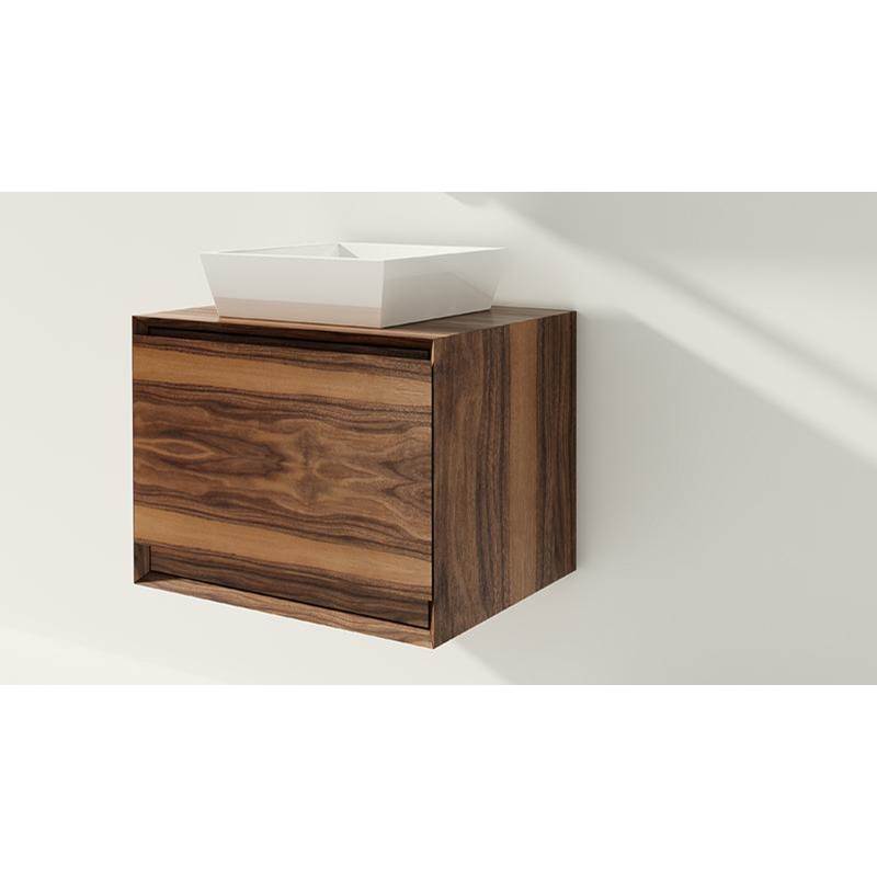 WETSTYLE Furniture ''M Metro'' - Vanity Wall-Mount 20 X 18 - 18 Depth - Walnut Chocolate