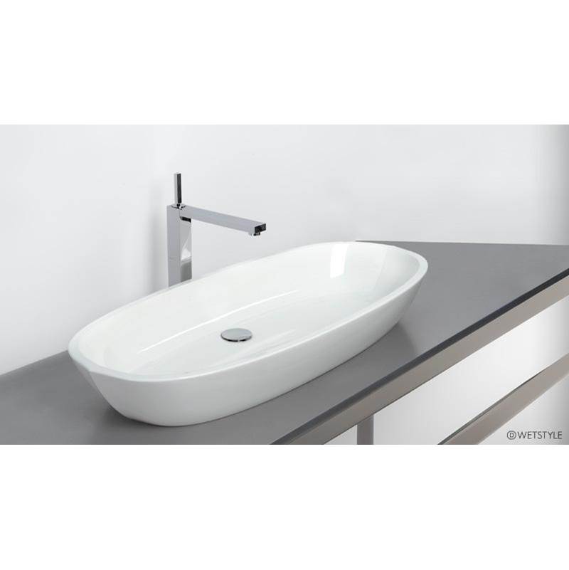 WETSTYLE Lav - Be - 36 X 15 X 4 - Above Mount Vessel - Pc O/F - White Dual