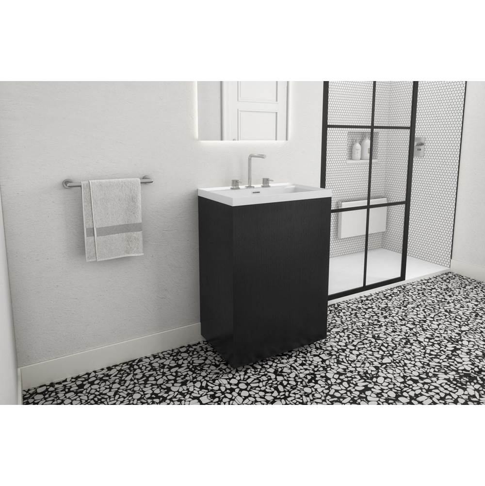 WETSTYLE Furniture ''Stelle'' - Pedestal No Door 24 X 16 - Lacquer Wetmar White High Gloss