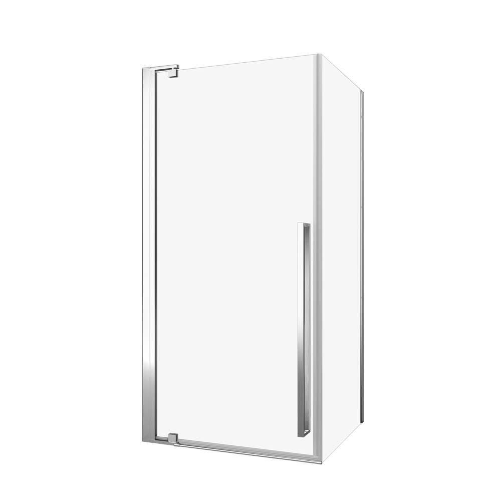 Zitta Amaly 36 Straight Shower Corner Installation Door Chrome Clear